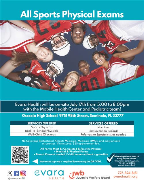 All Sport Physical Exams